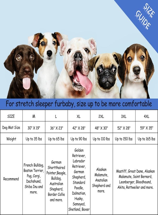 Bubble bear Dog Crate Mat - Ultra Soft, Washable & Anti-Slip Kennel Pad for Small/Medium/Large Dogs, Dark-Hued to Hide Stains (36"x23") - Image 4